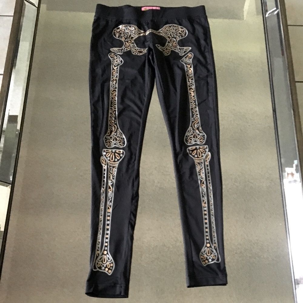 Tipsy Elves Skeleton Leggings - Picture 2 of 6